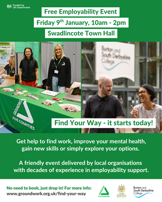 Find Your Way 9 January social graphic